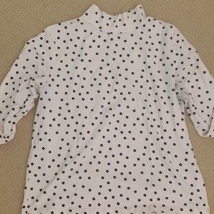 Maeve by Anthropologie Polka Dot Top (XL)